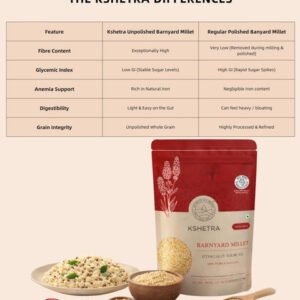 Barnyard Millet - Unpolished Whole Millet - AGMARK Grade Special - Image 3