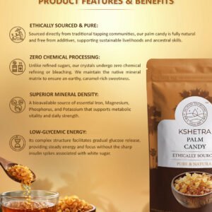 Palm Jaggery Candy | Pana Kalkandu 500g - Image 3