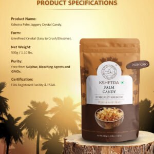 Palm Jaggery Candy | Pana Kalkandu 500g - Image 6