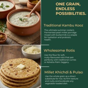 Pearl Millet - Unpolished Whole Millet - AGMARK Grade Special - Image 3
