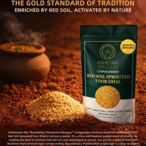Red Soil Sprouted Toor Dal 1KG - Image 3