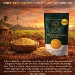 Red Soil Sprouted Toor Dal 1KG - Image 5