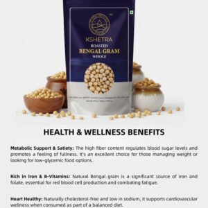 Roasted Bengal Gram Dal Whole 500g - Image 3