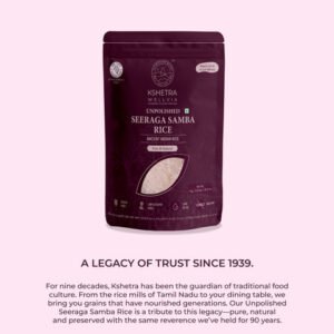 Seeraga Samba Rice - Unpolished Ancient Indian Rice - AGMARK Rice Grade I 1KG - Image 7