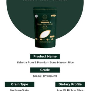 Sona Masoori Rice - AGMARK Rice Grade I - Image 6