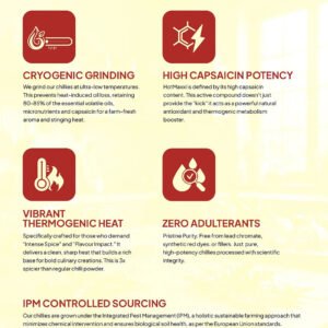 HotMaxxi Chili Powder | Stem-Removed Chilies | Cryogenically Ground | Aflatoxin free - Image 3