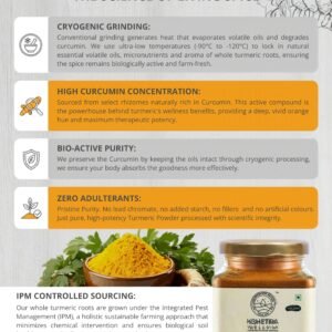 High Curcumin Turmeric Powder |Cryogenically Ground | Aflatoxin free - Image 6