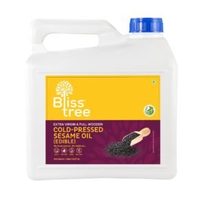 First Cold-Pressed Sesame Oil - Extra Virgin & Full Wooden - 5L - Image 1